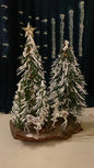 Silver Frost Brush Christmas Tree Tableau - Bon Ton goods
