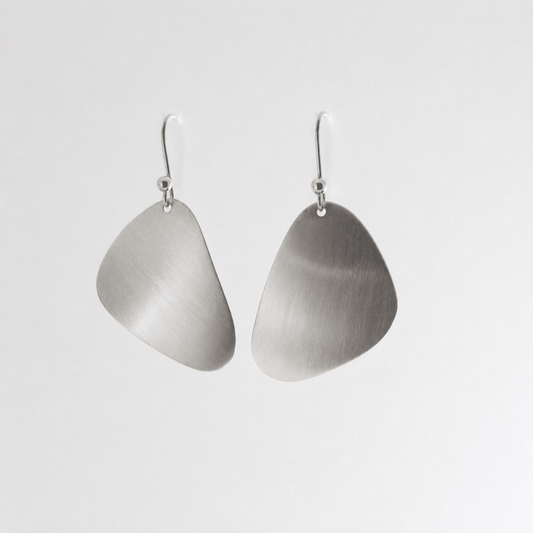 Silver Stone Anne Earrings | Mikkel Brøgger - Bon Ton goods