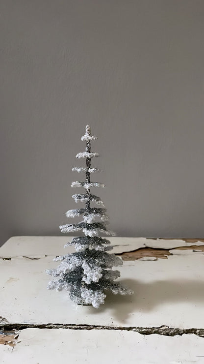 Silver with Frost Spruce - Cardboard Christmas Trees | Ino Schaller - Bon Ton goods