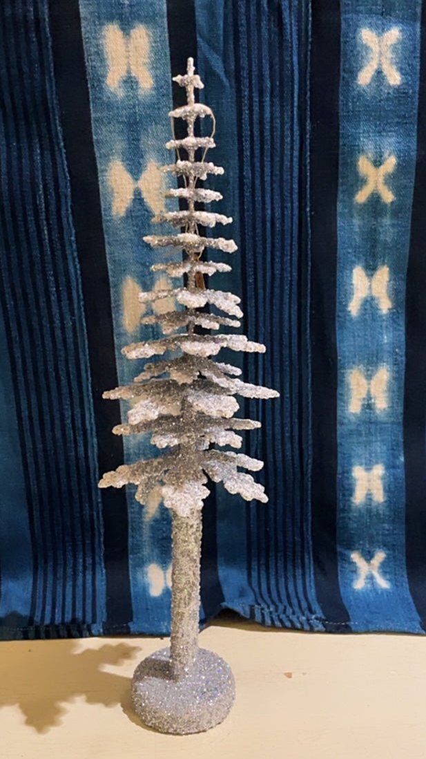 Silver with Frost Spruce - Cardboard Christmas Trees | Ino Schaller - Bon Ton goods