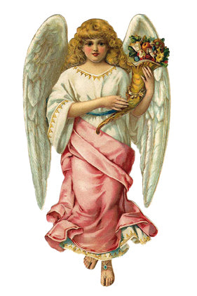 Sköna Ting vintage Christmas angel postcard