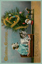 Cat and dog Christmas greetings