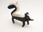 Skunk Ornament/Figure | Vintage by Crystal Spun Cotton Ornament - BON TON goods