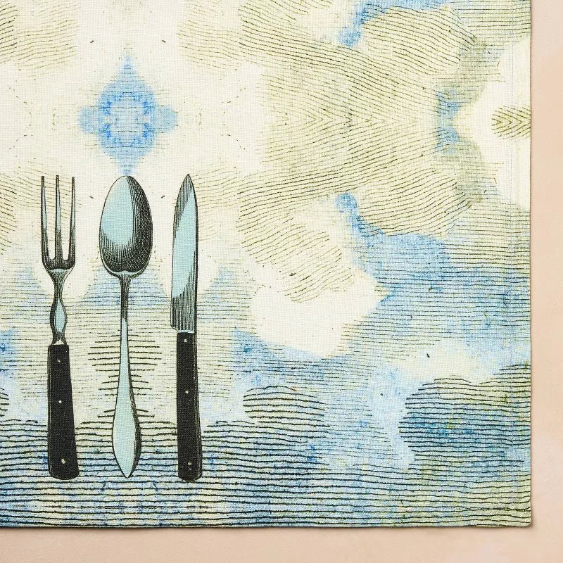 Sky Cutlery Cloth Napkins: Set of Four | John Derian - Bon Ton goods