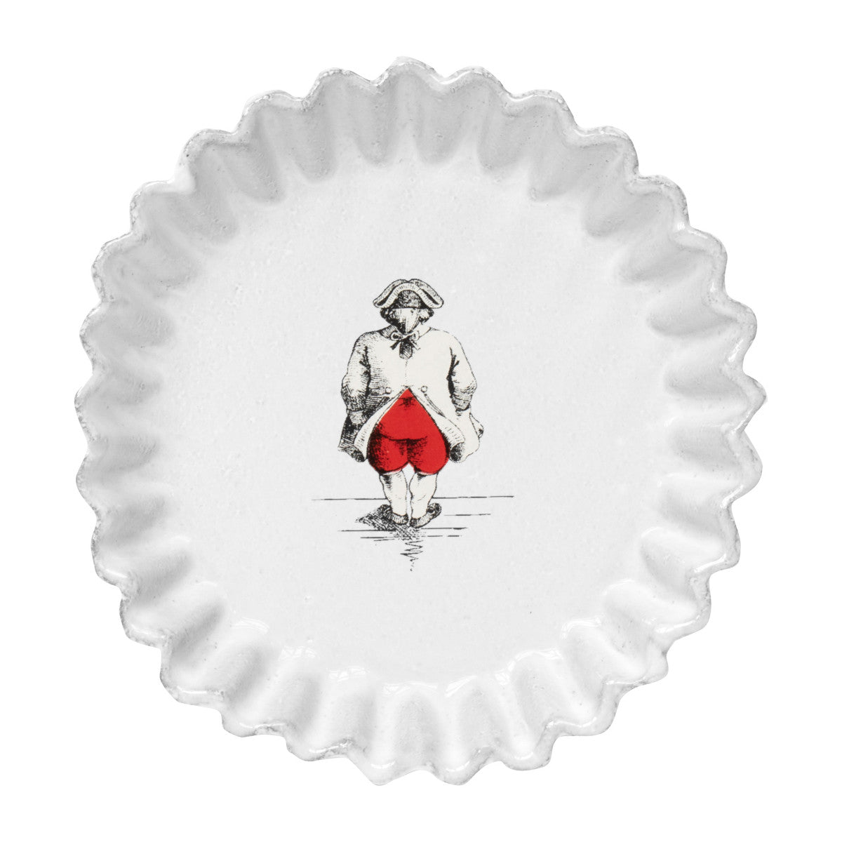 Small Ass of Hearts Dish by Astier de Villatte, official product view 1