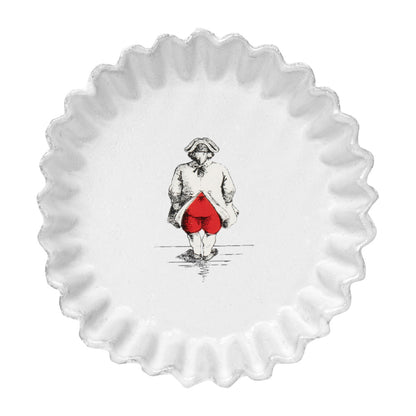 Small Ass of Hearts Dish by Astier de Villatte, official product view 1