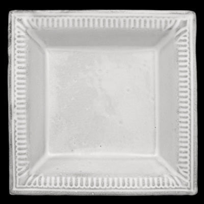 Small Claudine Square Dish | Astier de Villatte - Bon Ton goods