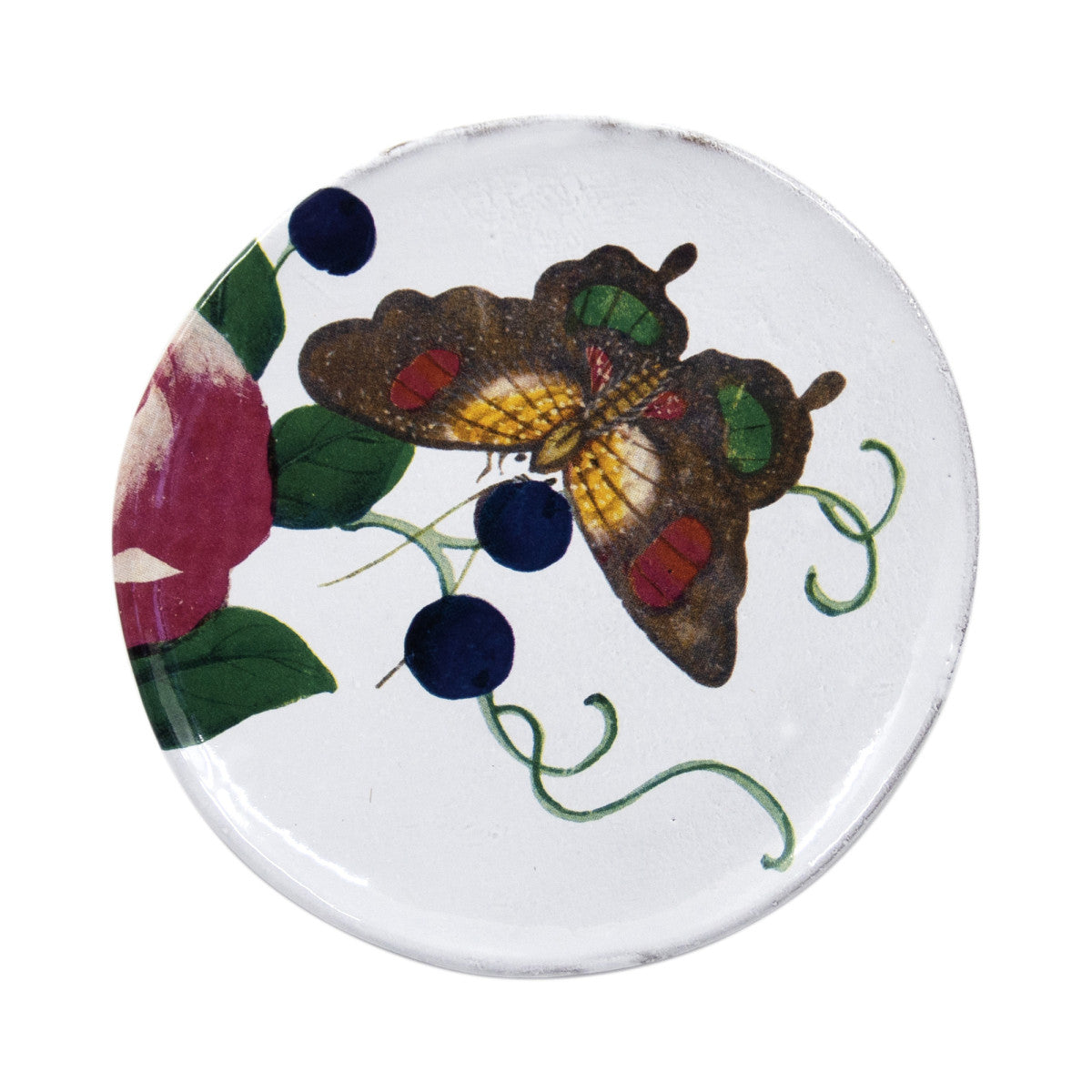 John Derian Small Gentle Rose Plate, set of 6 by Astier de Villatte, official product view
