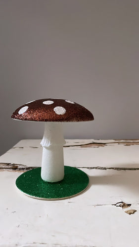 Small Glitter Mushroom - Copper - Bon Ton goods