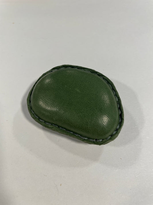 Small Leather Beach Pebble Paperweight 5 - Bon Ton goods
