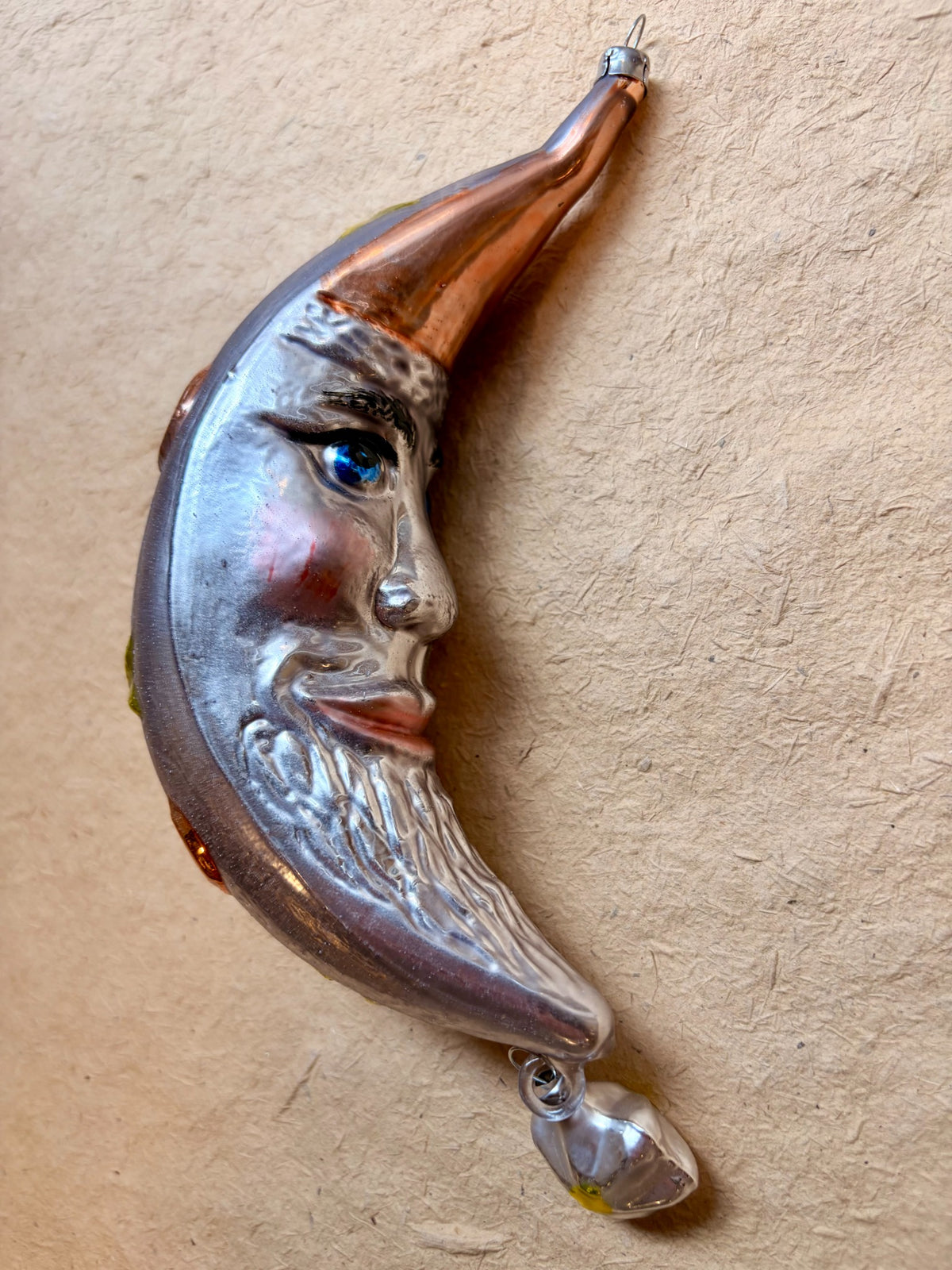 Small Moon Christmas Ornament by Nostalgie Christbaumschmuck