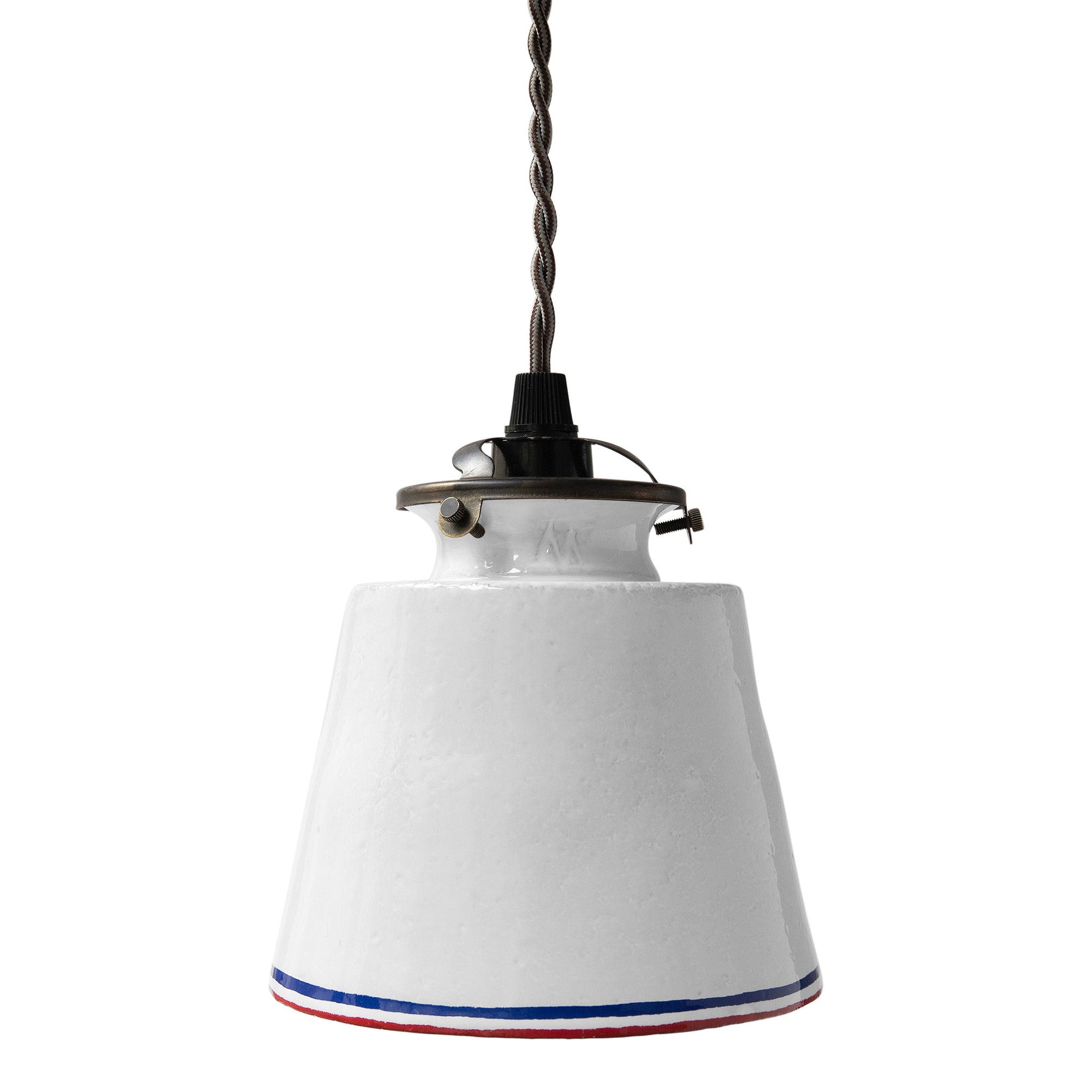 Small Pendant Light Tricolore | Astier de Villatte: Exclusive Pre-Order Item - Bon Ton goods