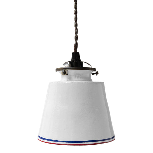 Small Pendant Light Tricolore | Astier de Villatte: Exclusive Pre-Order Item - Bon Ton goods