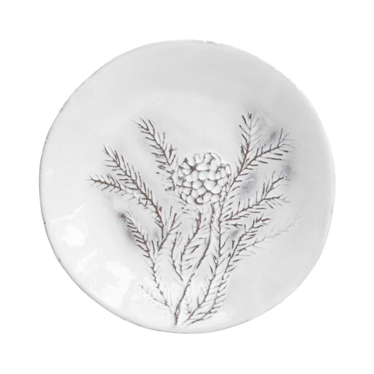 Setsuko Small Pine Cone Plate, set of 6 by Astier de Villatte, official product view