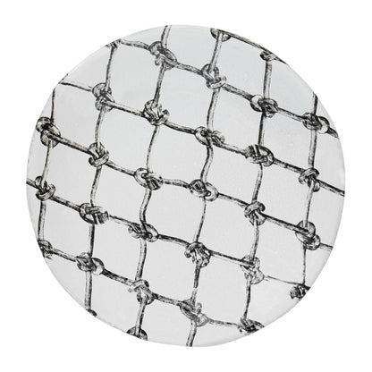 John Derian Small Provincetown Fishnet Plate by Astier de Villatte, official product view