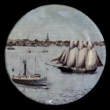 Small Provincetown Port Plate | Astier de Villatte - Bon Ton goods