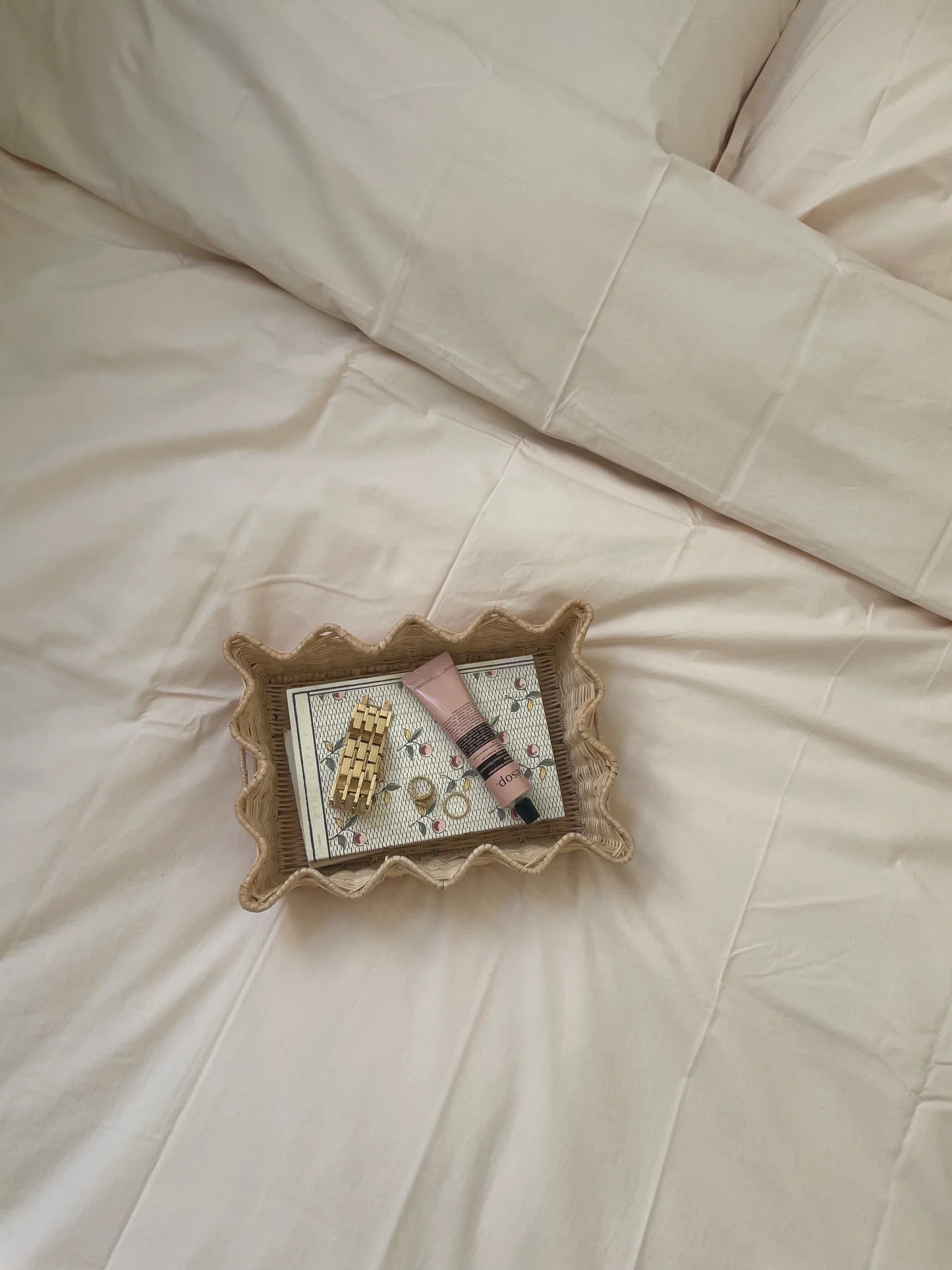 Small Scalloped Tray, Rattan | MithCPH - Bon Ton goods