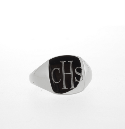 Small Signet Ring - Sterling Silver | Mikkel Brøgger - Bon Ton goods