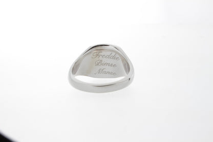 Small Signet Ring - Sterling Silver | Mikkel Brøgger - Bon Ton goods