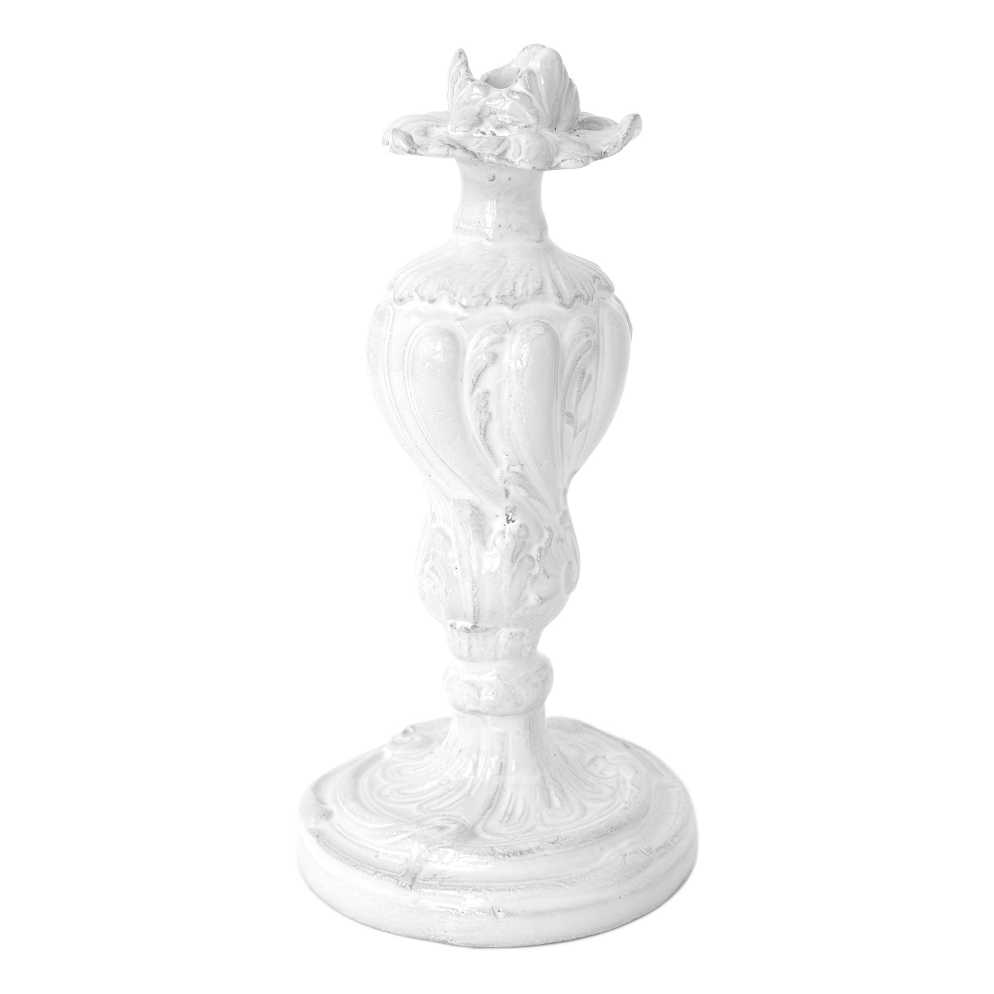 Small Tom Candlestick | Astier de Villatte: Exclusive Pre-Order Item - Bon Ton goods