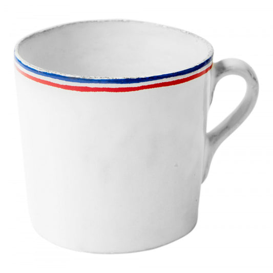 Small Tricolore Cup, Commune de Paris, Set of 3 | Astier de Villatte: Exclusive Pre-Order Item - Bon Ton goods