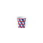 Small Tricolore Tumbler, Commune de Paris, Set of 3 by Astier de Villatte, view 1