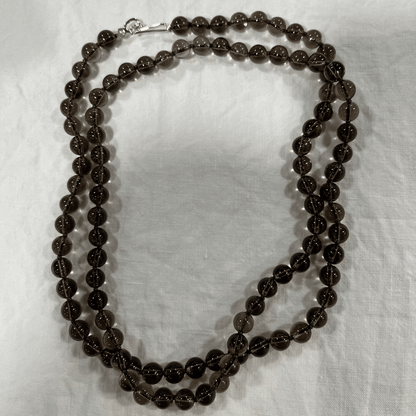 Smoky Quartz Bead Necklace | Mikkel Brøgger - Bon Ton goods