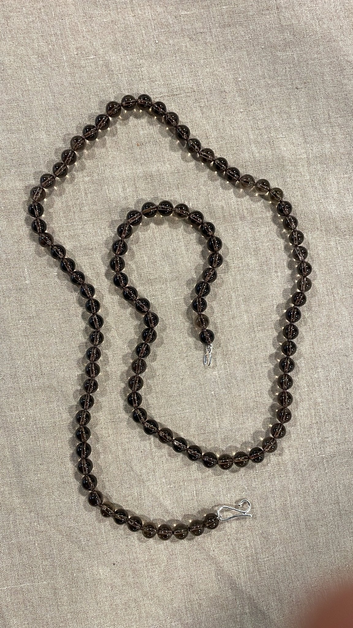 Smoky Quartz Bead Necklace | Mikkel Brøgger - Bon Ton goods