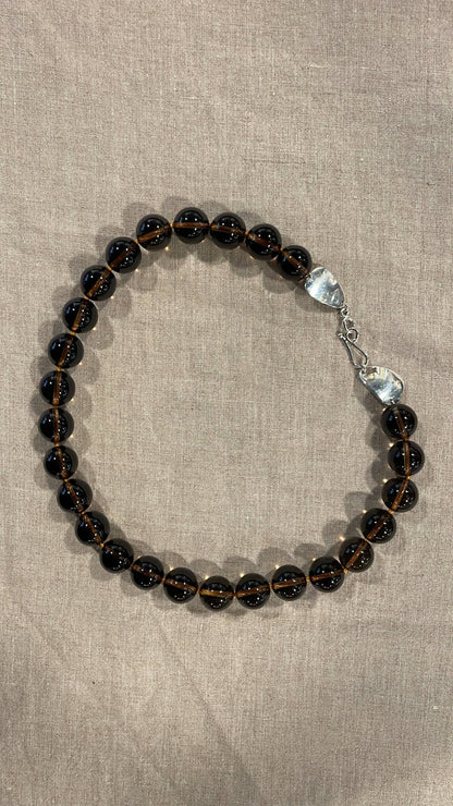 Smoky Quartz Bead Necklace | Mikkel Brøgger - Bon Ton goods