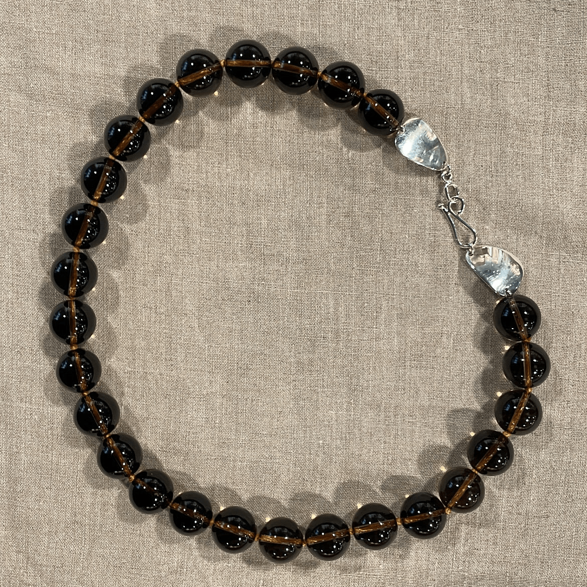 Smoky Quartz Bead Necklace | Mikkel Brøgger - Bon Ton goods