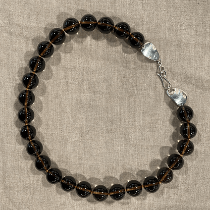 Smoky Quartz Bead Necklace | Mikkel Brøgger - Bon Ton goods