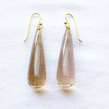 Load image into Gallery viewer, Smoky Topaz drop Earrings - Bon Ton goods
