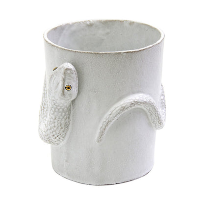 Snake Cup with Golden and Black Eyes, Serena Carone by Astier de Villatte, view 4