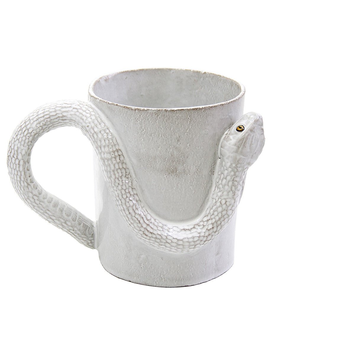 Snake Cup with Golden and Black Eyes, Serena Carone by Astier de Villatte, view 1