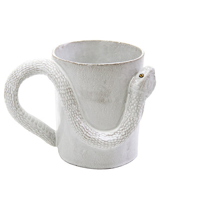 Snake Cup with Golden and Black Eyes, Serena Carone by Astier de Villatte, official product view 1