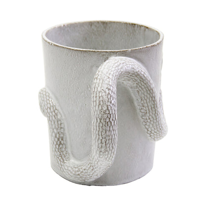 Snake Cup with Golden and Black Eyes, Serena Carone by Astier de Villatte, official product view 3