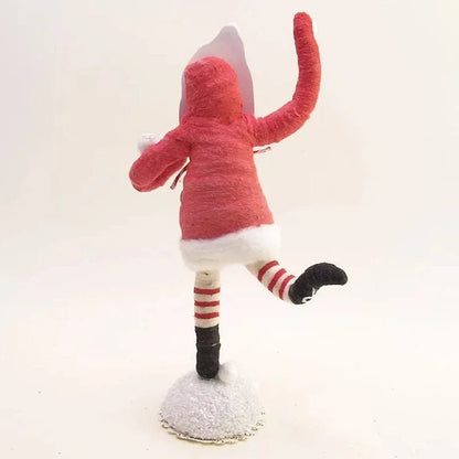 Snowball Throw Santa Figure - Vintage Inspired Spun Cotton | Vintage by Crystal Spun Cotton Ornament - Bon Ton goods