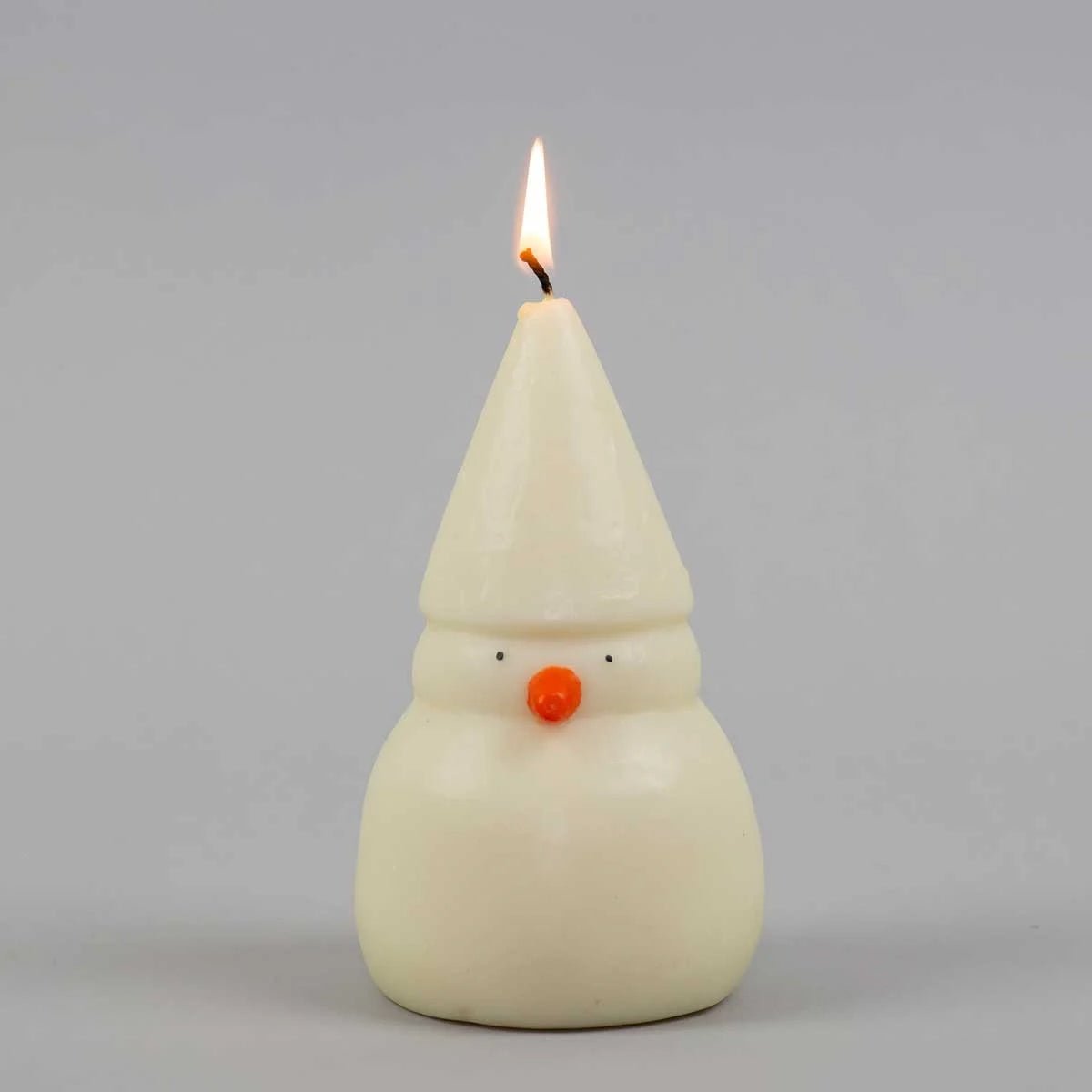 Snowman Candle | Christmas Ornament - Bon Ton goods