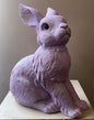 Soft Lilac Glitter Large Bunny | Ino Schaller - Bon Ton goods