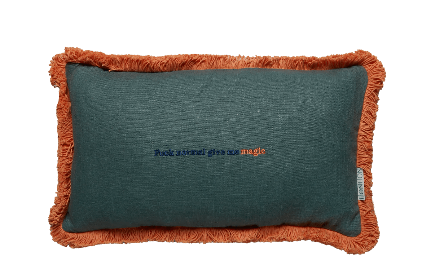 Sophie Cushion (Blue/Green) - Bon Ton goods