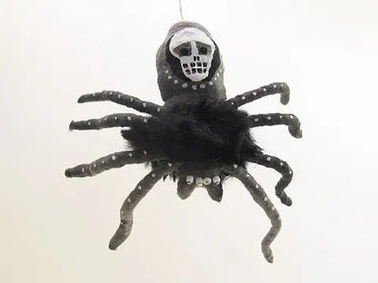 Spider Ornament - Vintage Inspired Spun Cotton | Vintage by Crystal Spun Cotton Ornament - Bon Ton goods
