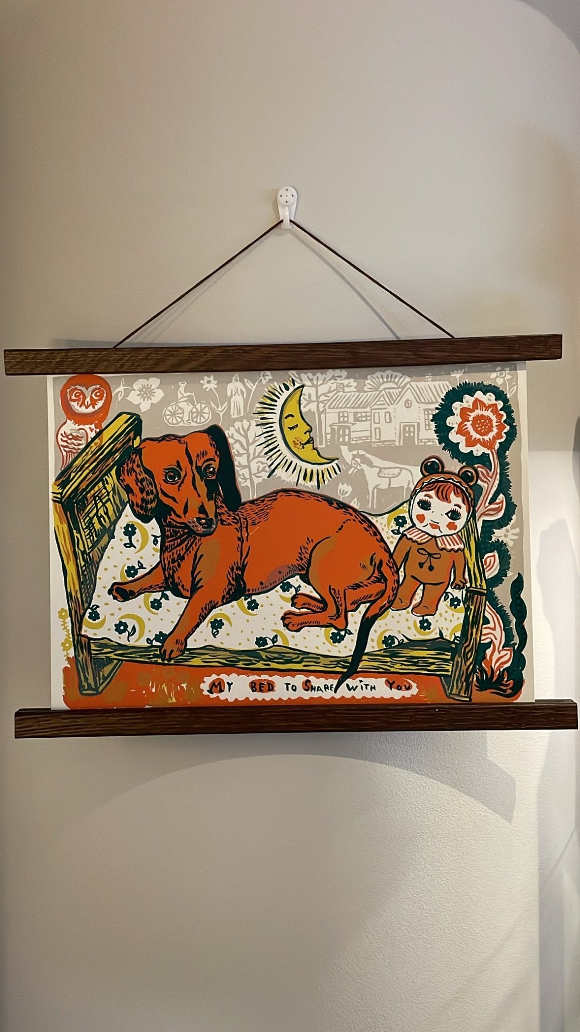 "Spike" Dachshund Print 1 - Nathalie Lete - Bon Ton goods