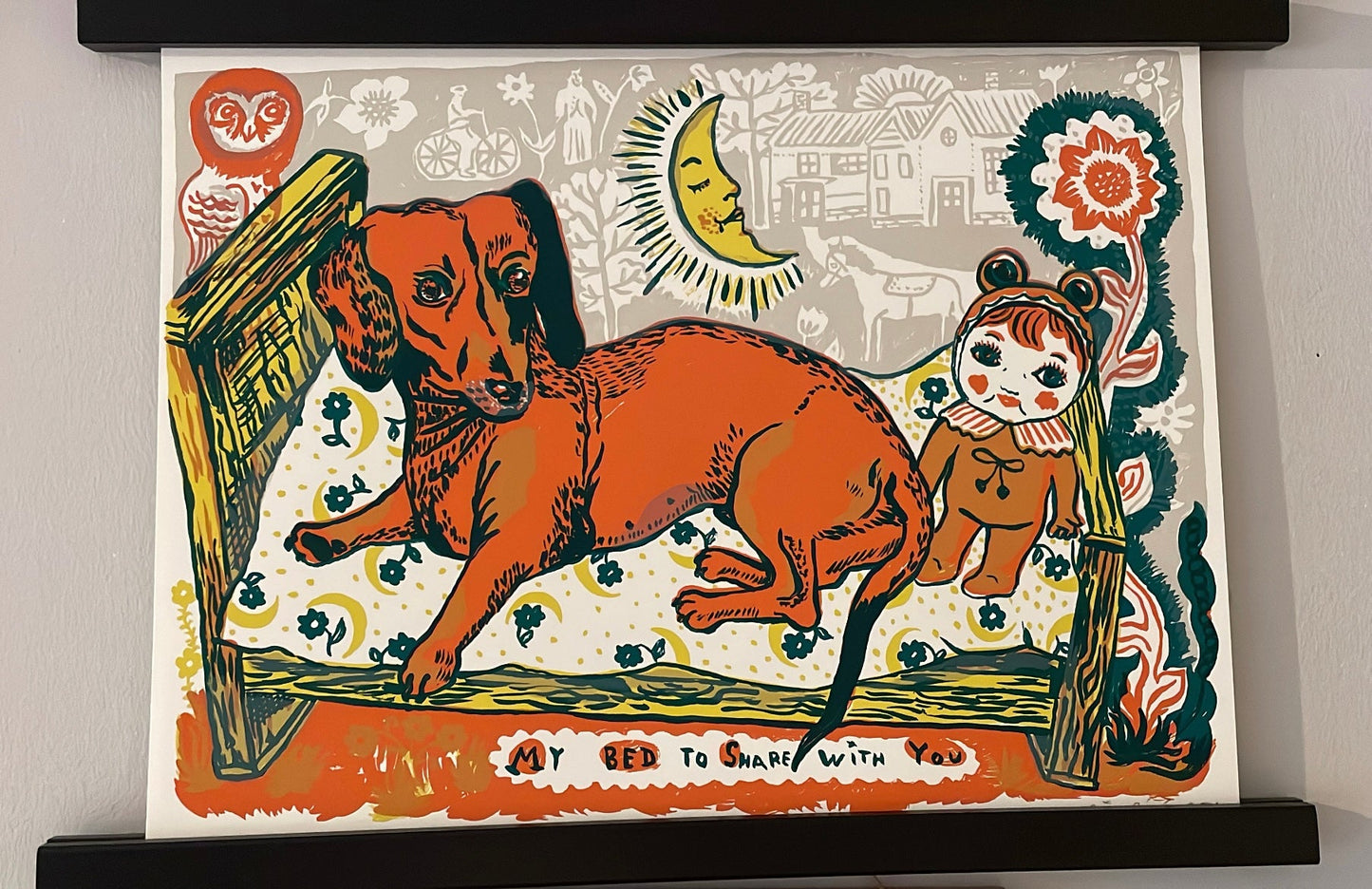 "Spike" Dachshund Print 2 - Nathalie Lete - Bon Ton goods