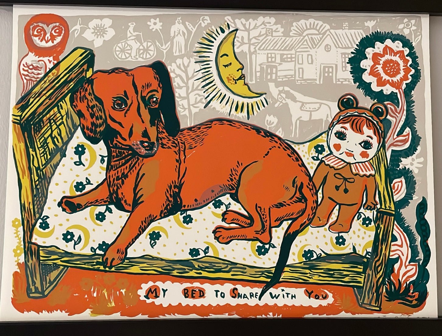 "Spike" Dachshund Print 2 - Nathalie Lete - Bon Ton goods
