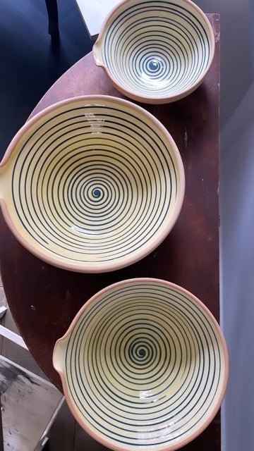 Spiral "Baker's" Bowl | Handmade Erik Bendtsen Ceramics - Bon Ton goods