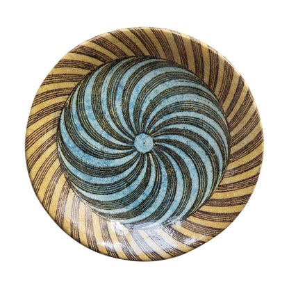 John Derian Spirals Small Plate, set of 6 by Astier de Villatte, official product view