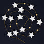 Spirit Garland, white/gold | Christmas Ornament - Bon Ton goods