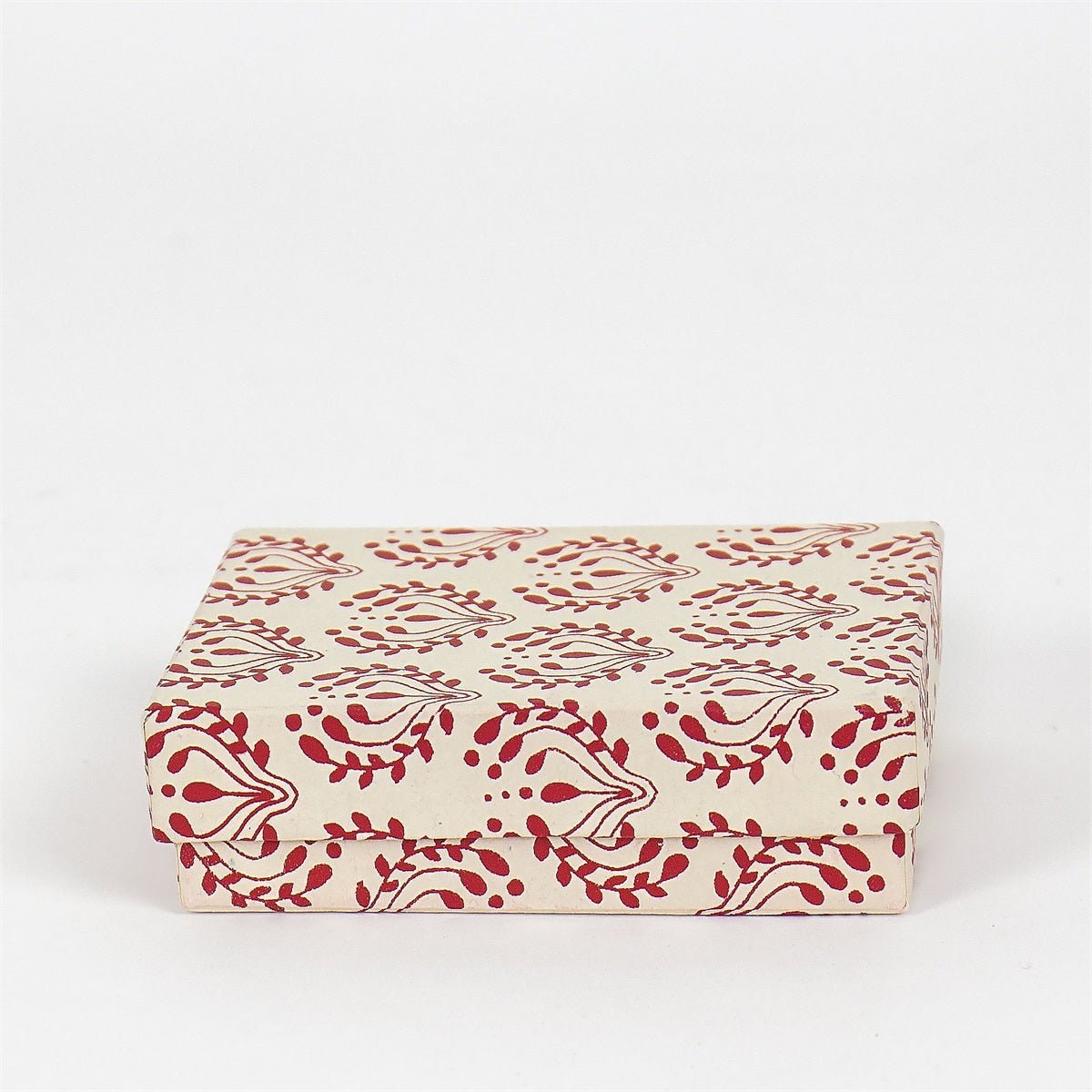 Spirit Romb Christmas Ornaments, Red and White, Set of 6 by A World of Craft, alternate view