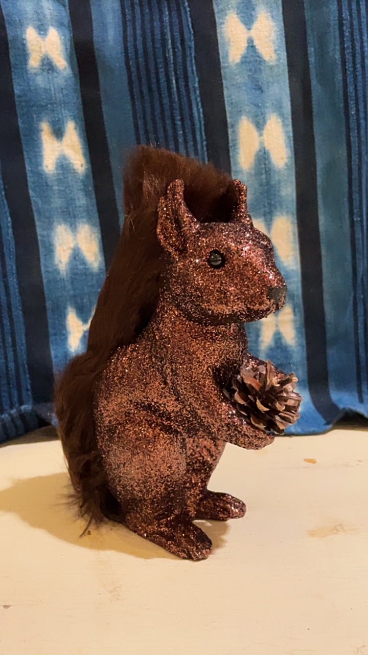 Squirrel - Dark Brown Glitter | Ino Schaller - Bon Ton goods