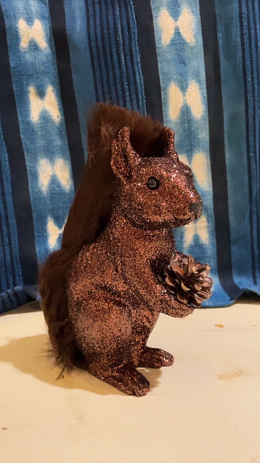 Squirrel - Dark Brown Glitter | Ino Schaller - Bon Ton goods